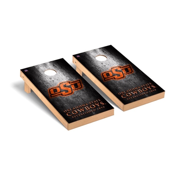 slide 2 of 5, Oklahoma State Cowboys Museum Cornhole Board Set