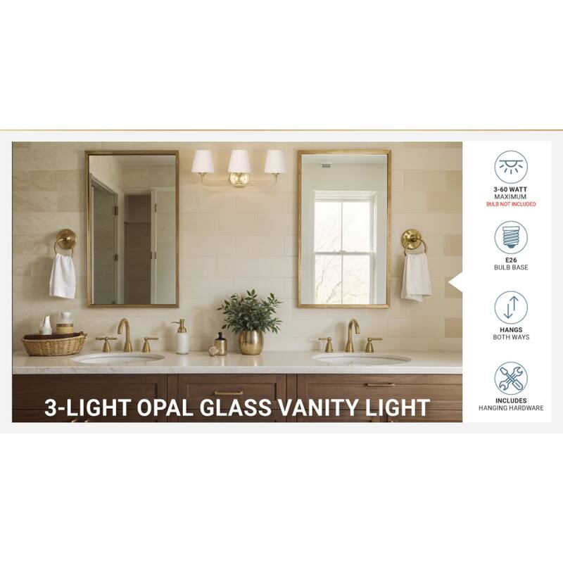 Kenroy Home Roberts 3-Light Vanity Light