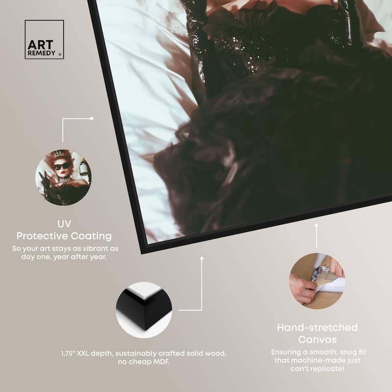 I'm Okay Thanks Canvas by Art Remedy