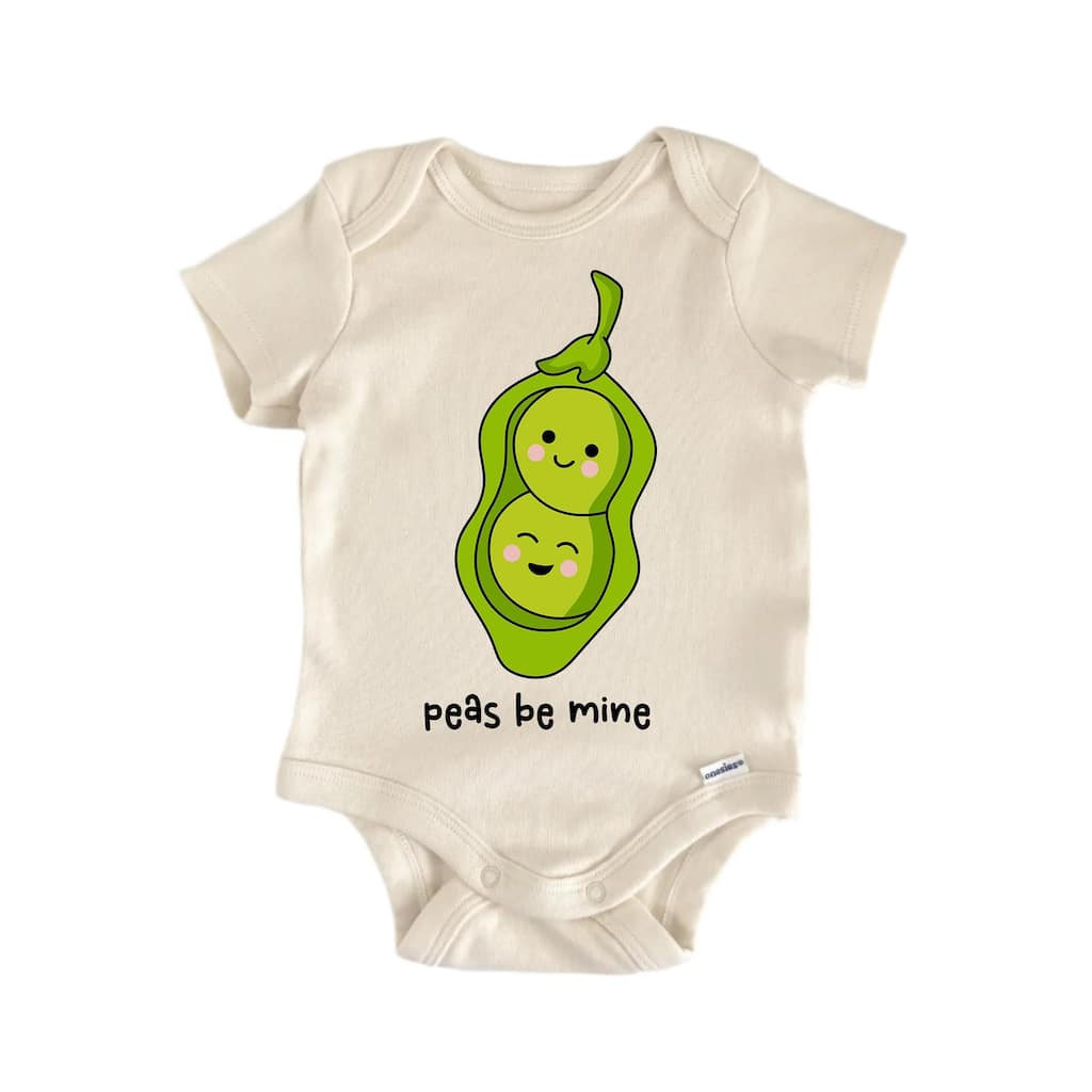 Peas Mine Best Friends Bff Bestie Valentine's Day - Baby Boy Girl Clothes Bodysuit