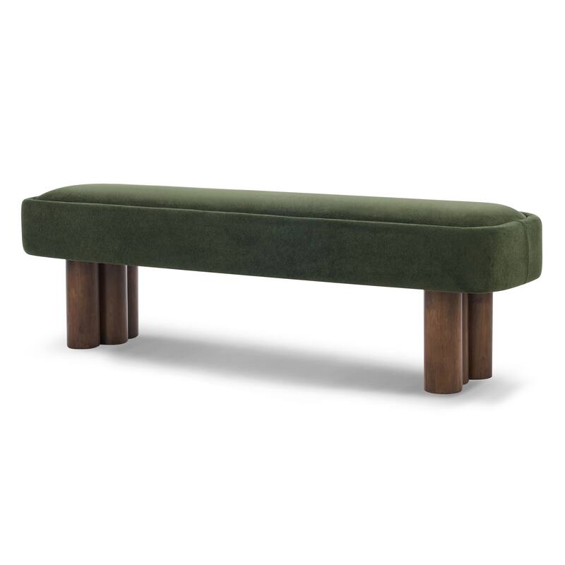 Christopher Knight Home - Modern Upholstered Dining Bench with Padded Seating