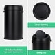 preview thumbnail 9 of 28, 17 Gallon/65 Liter Stainless Steel Trash Can, Round Trash Can