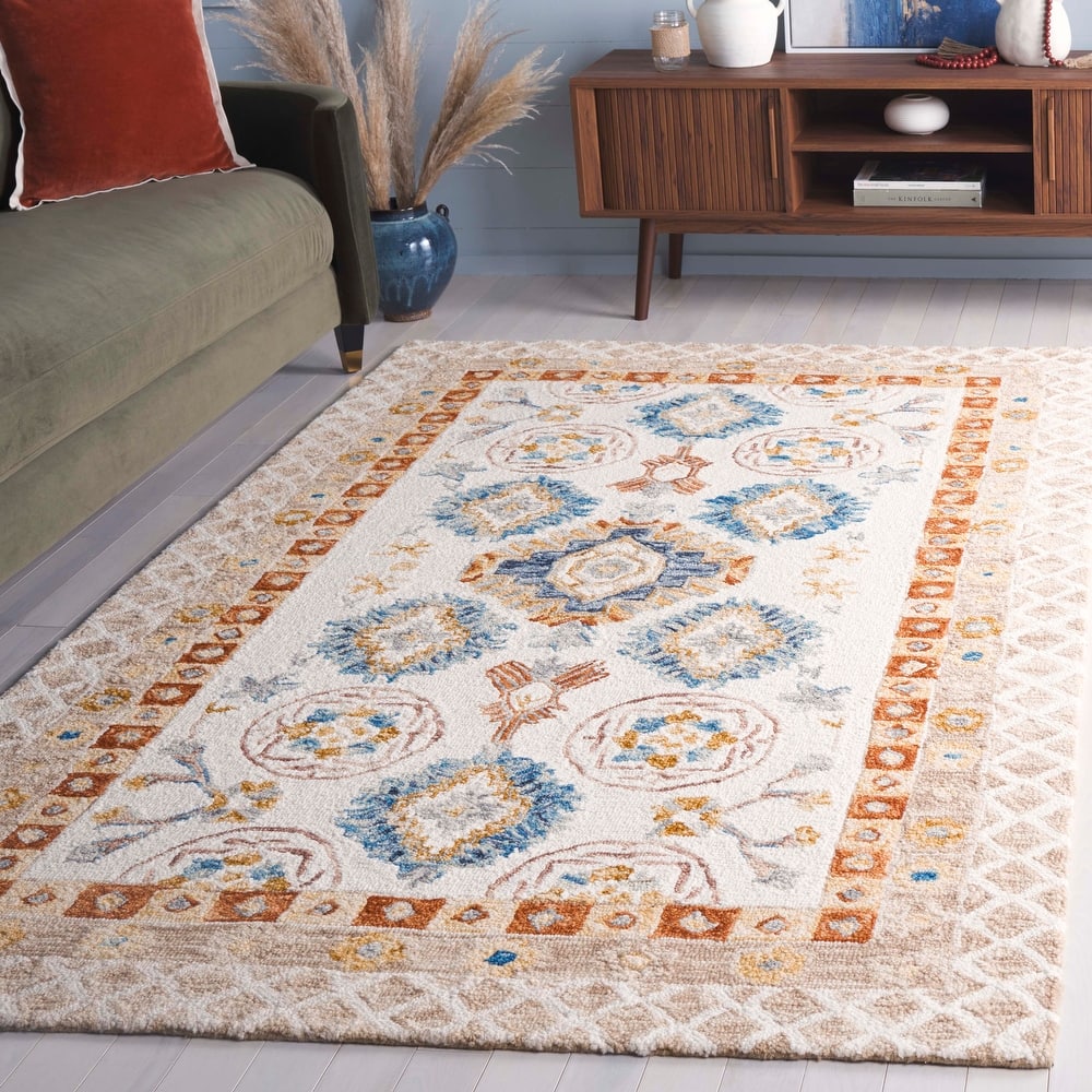 SAFAVIEH Handmade Aspen Magda Boho Wool Rug