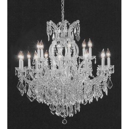 Swarovski Crystal Trimmed Chandelier! Crystal Chandelier - Chandeliers For Bedrooms by Overstock.com