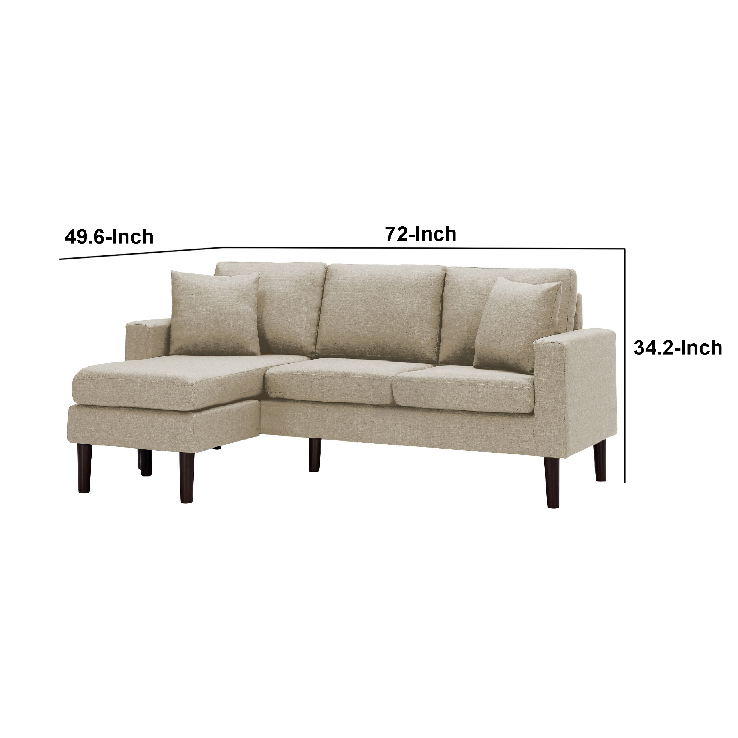 72 inch sectional sofa deals