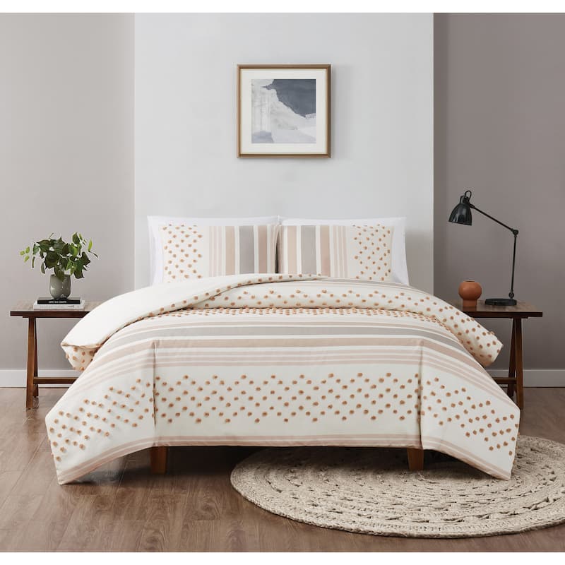 Brooklyn Loom Mia Tufted Texture Comforter Set
