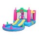 preview thumbnail 9 of 13, Inflatable Bounce House, Climbing Wall, Large Jumping Area, Ideal Kids Jumper - One Size