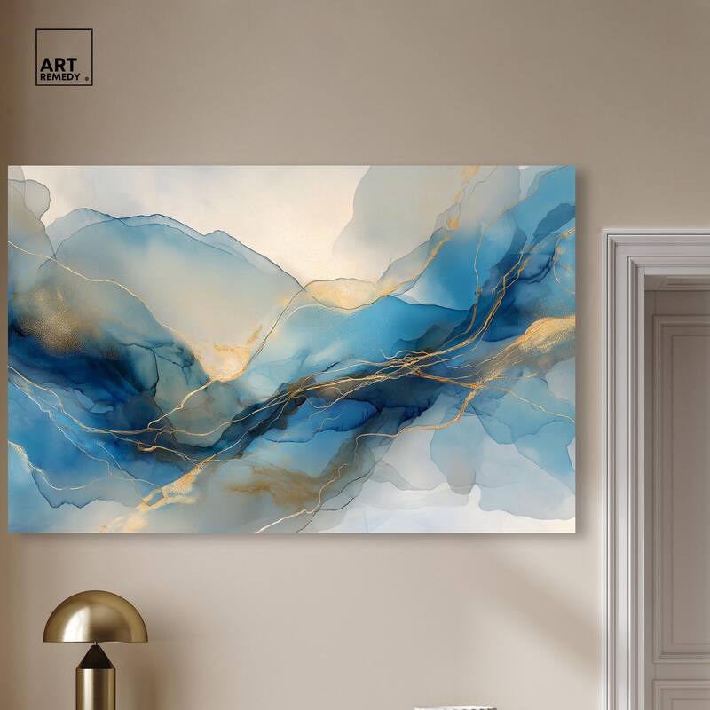 Postmodern Flow II Canvas by Art Remedy, Gallery Wrapped