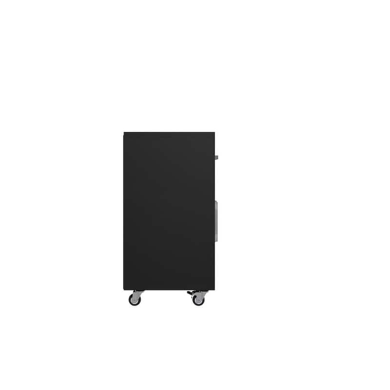 Manhattan Comfort Eiffel Mobile Garage Cabinet (Set of 2)