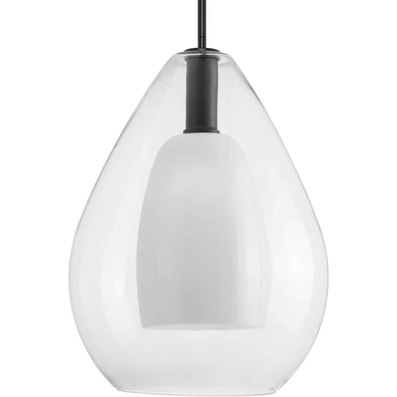 Progress Lighting P500439 Carillon 15" Wide Pendant - Matte Black