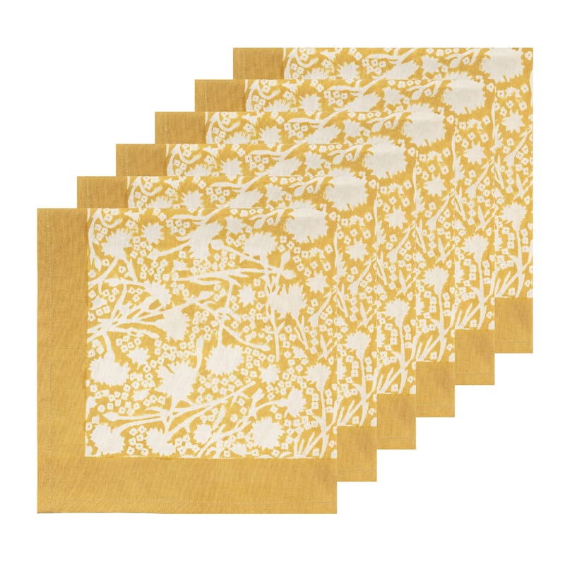 Couleur Nature Meadows Napkins - Dijon