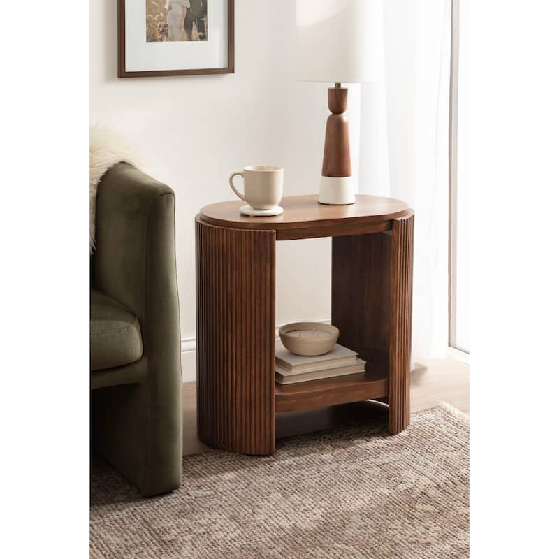 Kate and Laurel Cakora Capsule Wood Side Table
