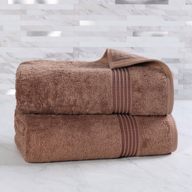 Superior Heritage Egyptian Cotton Absorbent Bath Sheet Set of 2