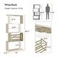 preview thumbnail 15 of 28, Furniture of America Thane Modern 4-Tier Dining Bar Cabinet with Bottle Wine Rack