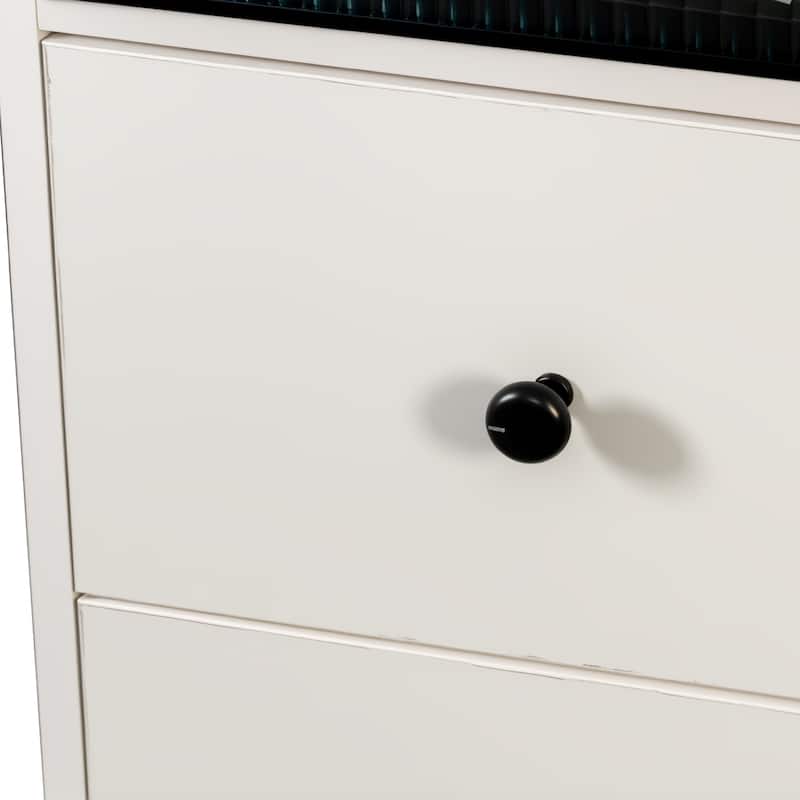 GDFStudio - Jessie Modern Storage Cabinet with Adjustable Shelves for Living Room or Entryway - Storage Cabinet