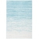 preview thumbnail 55 of 162, SAFAVIEH Adirondack Vera Modern Ombre Distressed Area Rug 2'6" x 4' - Aqua/Ivory