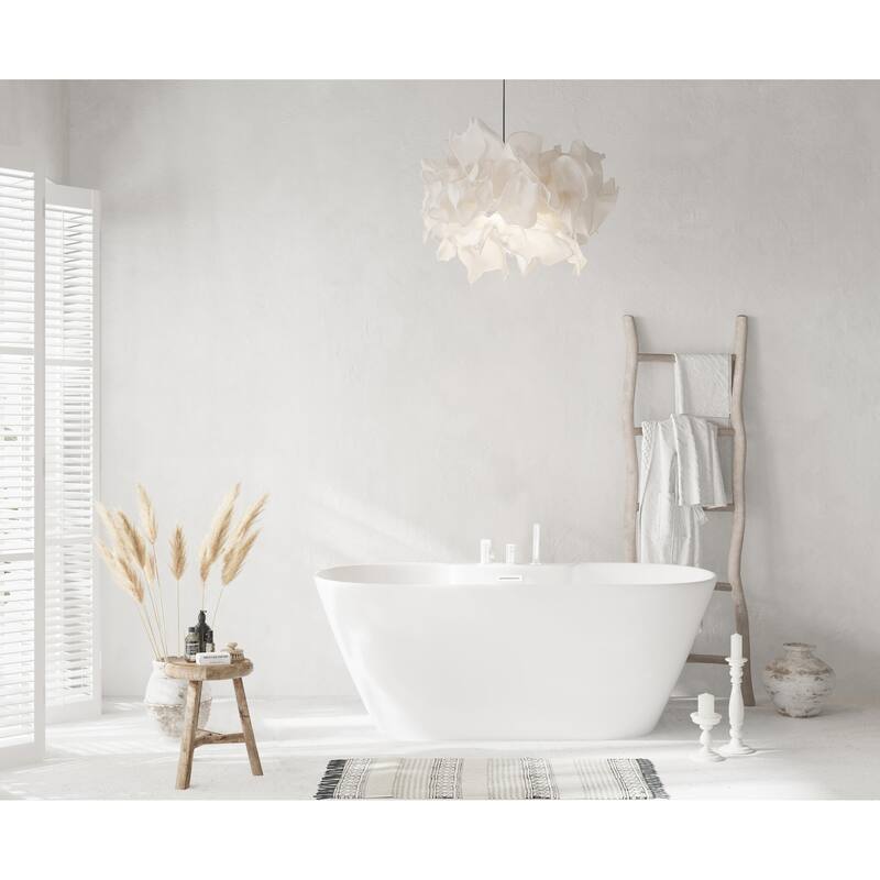 Nicolette Bathtub in Glossy White