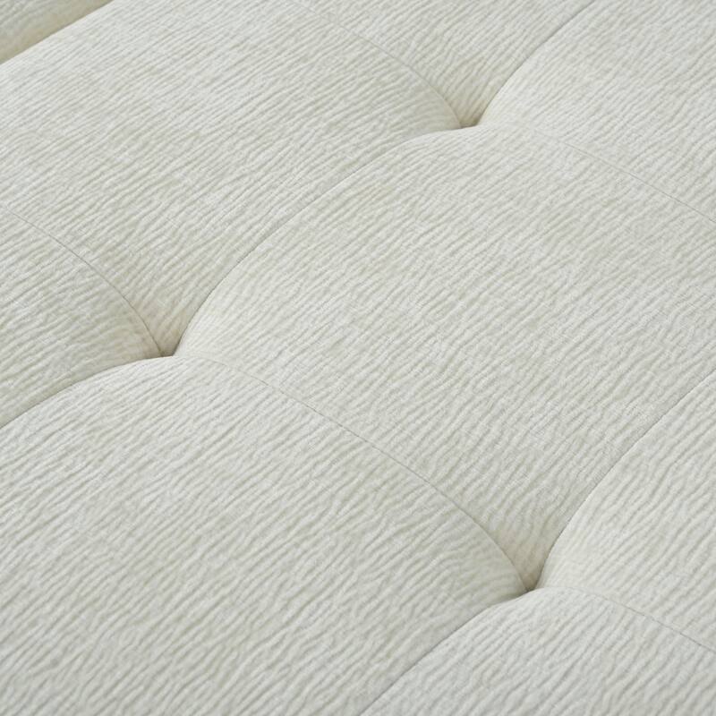 Modern 3-Piece U-StyleLarge Removable Modular Sofa with 4 Cushions