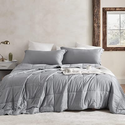 Menopleasing - Coma Inducer® Oversized Cooling Comforter Set - Ultimate Gray