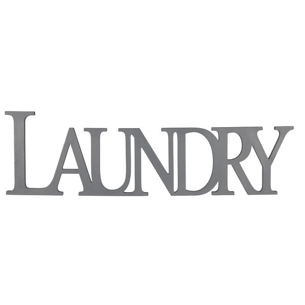 Stratton Home Decor Grey Laundry Wood Sign Wall Decor. Opens flyout.