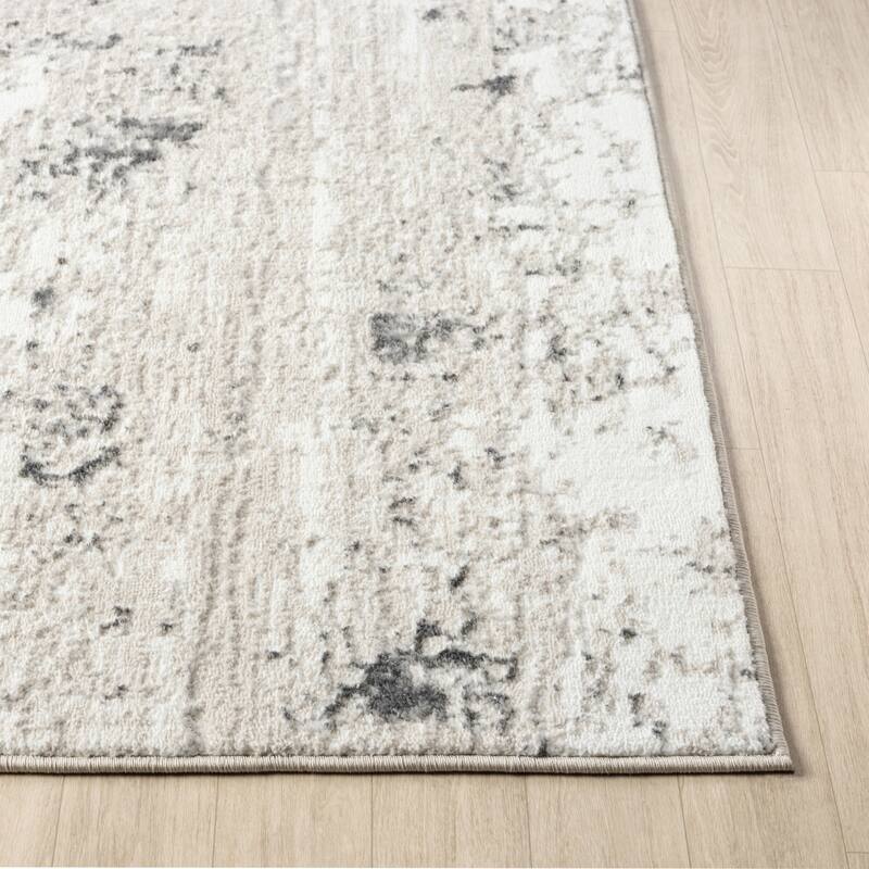 Sevita Modern Abstract Polyester Indoor Area Rug