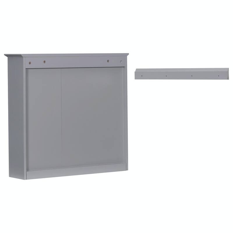 30'' x 28'' Modern Wall Mounted Bathroom Storage Cabinet with Mirror