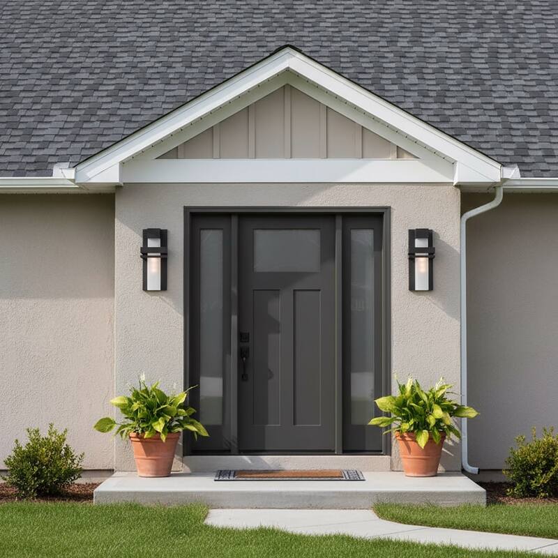 Artcraft Camden - 1-Light Outdoor Wall Light - Black