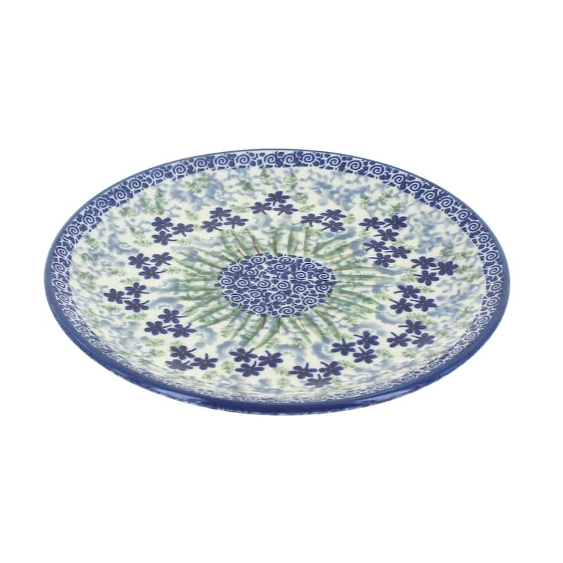 Blue Rose Polish Pottery Manufaktura Dessert Plate - Brienna