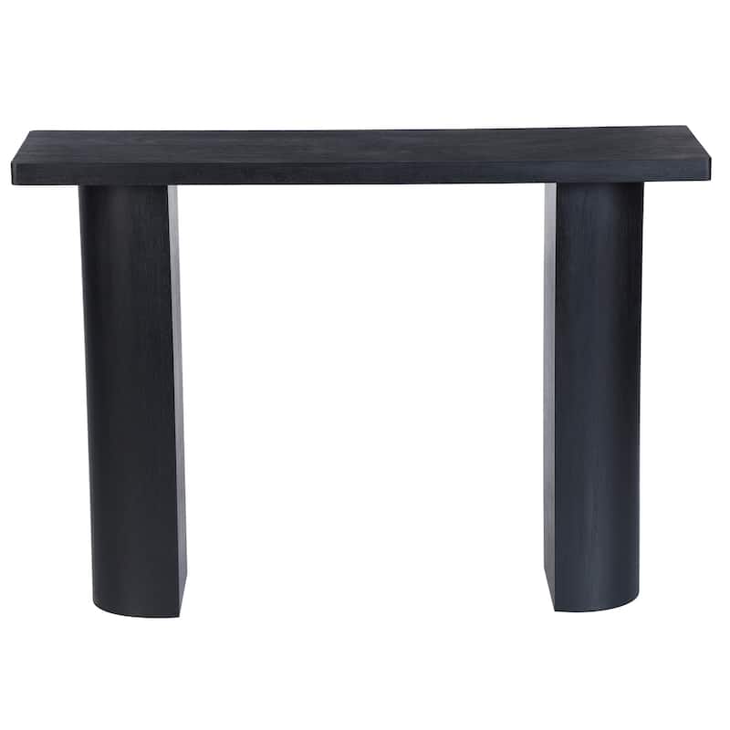 Half Moon Mango Wood Console Table by East at Main
