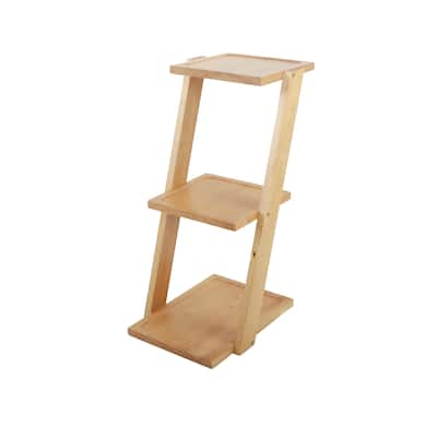 19"H 3-Tier Foldable Shelf