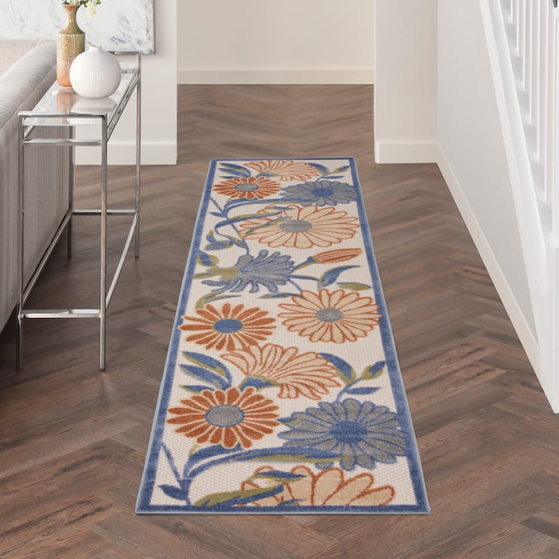 Nourison Aloha Indoor/Outdoor Floral Area Rug