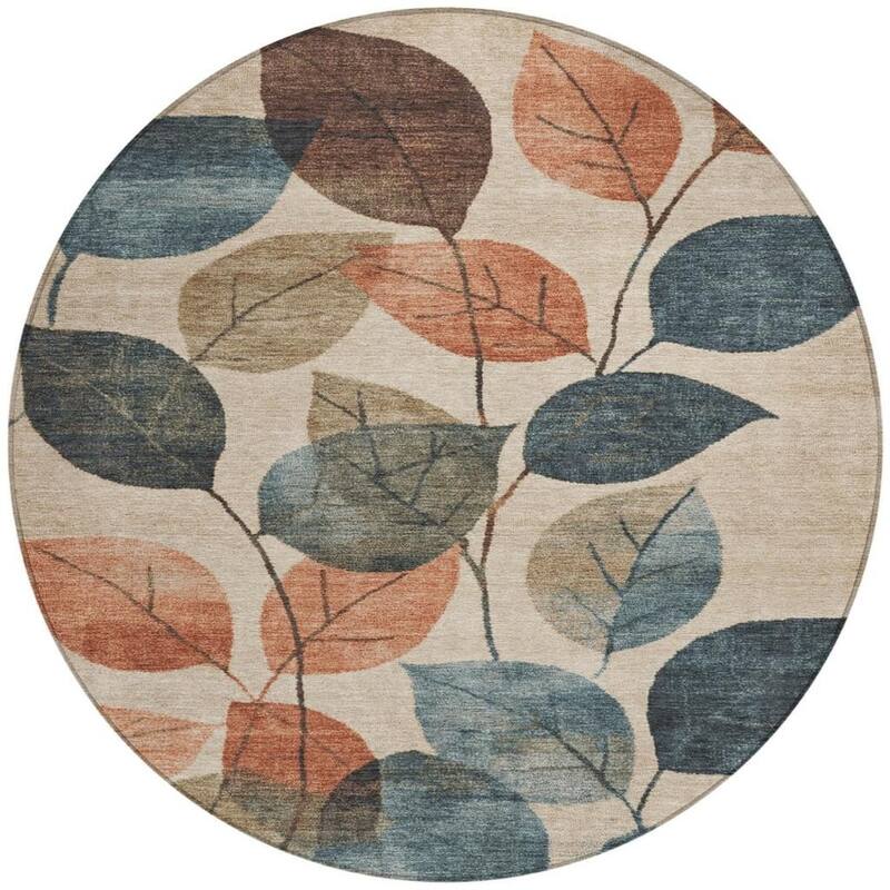 HomeRoots Floral Transitional Rectangle Outdoor Rug