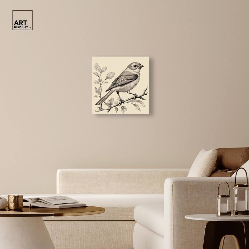 Bird's Gaze Canvas by Art Remedy, Gallery Wrapped