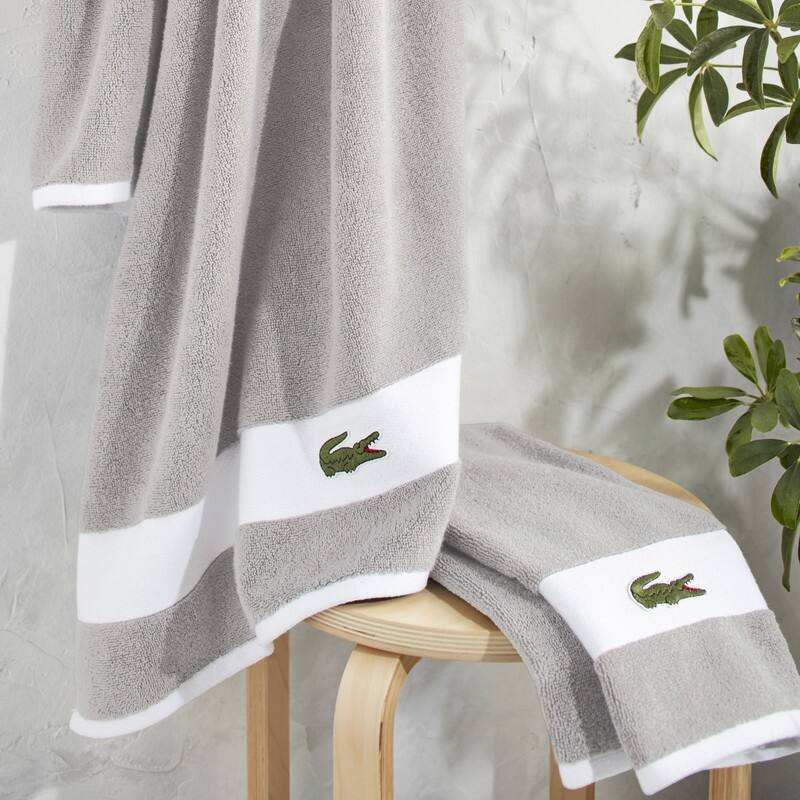 Lacoste Sport Stripe Supima Cotton 6-Piece Towel Set