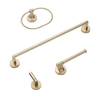 GlideRite 4-Piece Bathroom Hardware Set - 9018-KIT-RD