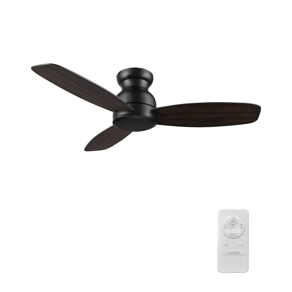 CARRO Claire 48" 3-Blade Indoor Ceiling Fan with Remote-No Light - N/A