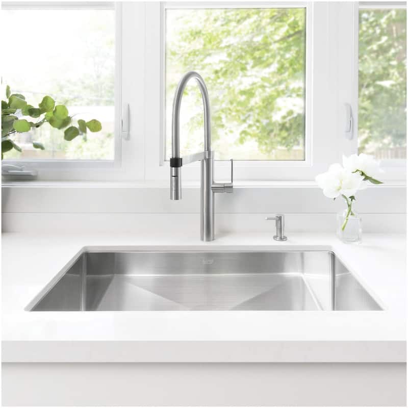 Blanco Precision Single Basin Stainless Steel Kitchen Sink 32" x 18"