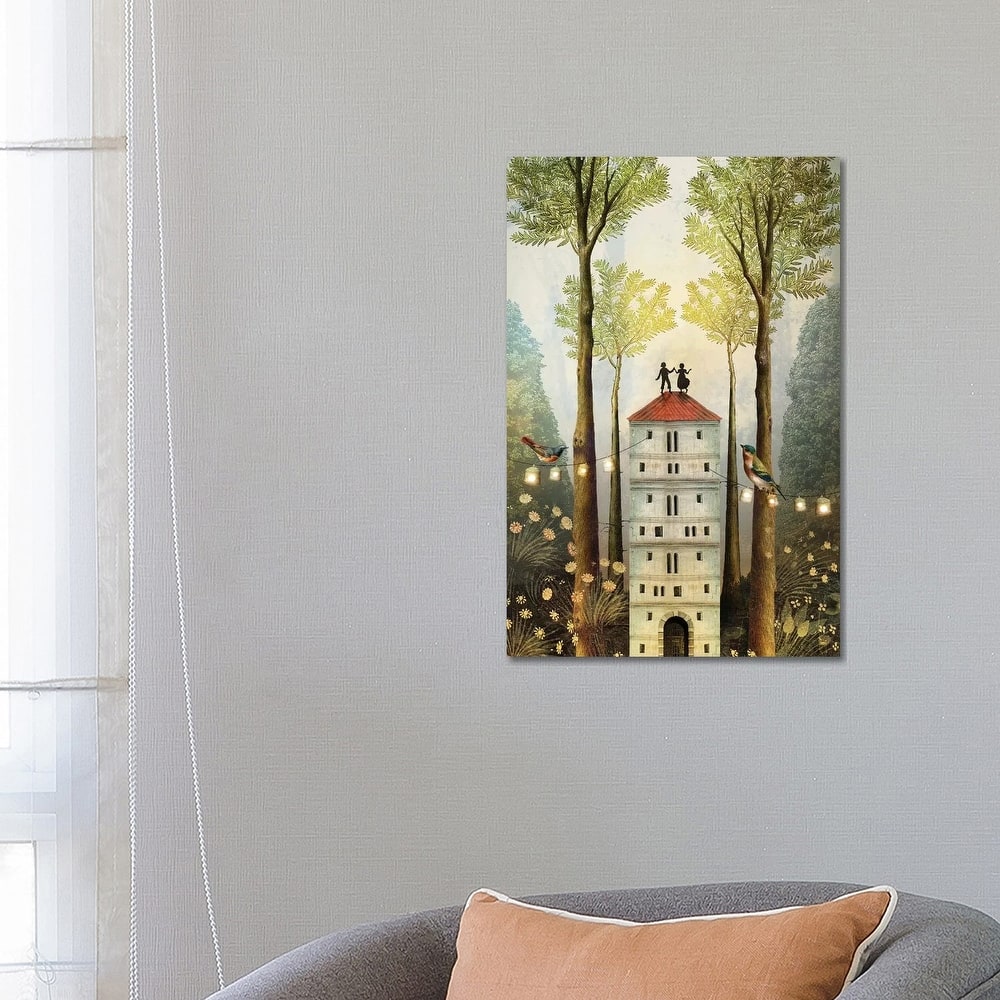 iCanvas "Four Of Wands" by Catrin Welz-Stein Canvas Print