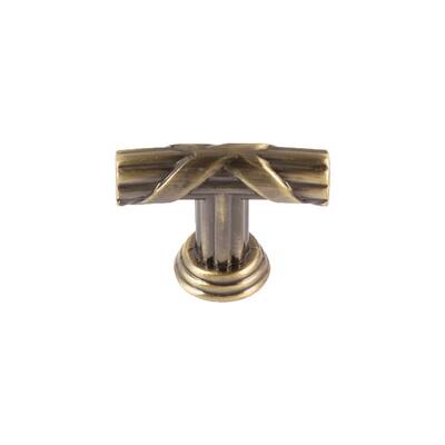 Utopia Alley Cabinet knob/Pull, Antique Brass, knob/3.75"/5" center to center - Antique Brass