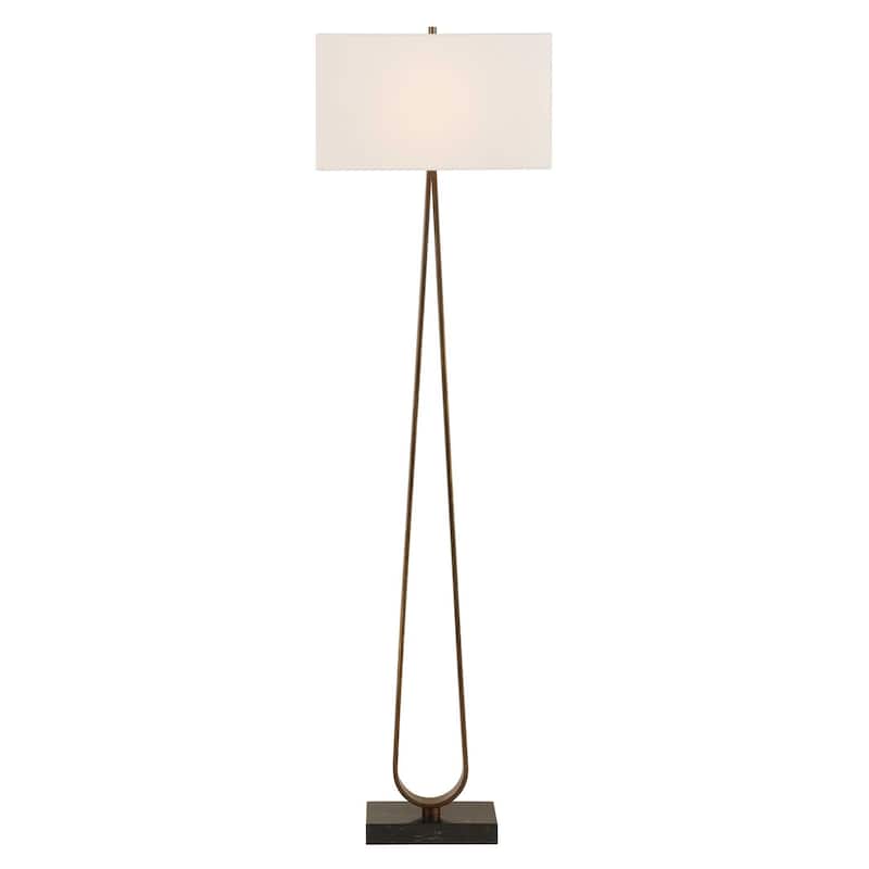 Uttermost Galloway Minimalist Bronze Floor Lamp