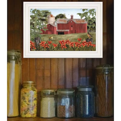TrendyDecor4U Contemporary "Summer Days" Framed Print Wall Art by Billy Jacobs