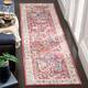 SAFAVIEH Bristol Gretchen Vintage Boho Oriental Polyester Rug - 2'3" x 8' Runner - Rose/Light Grey