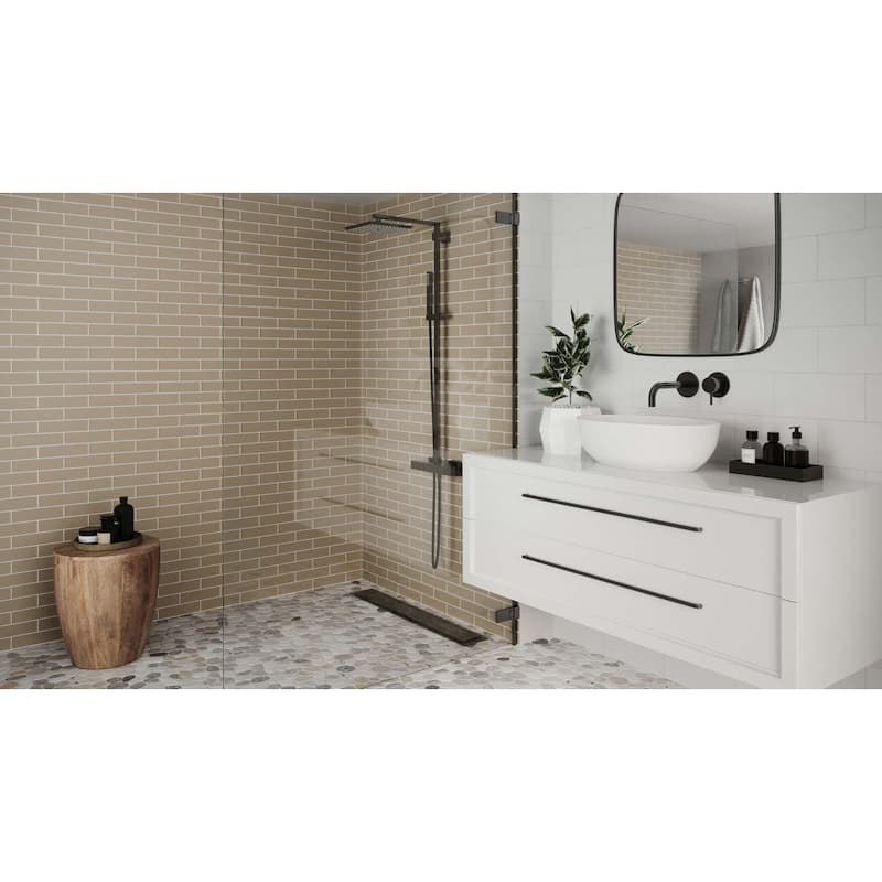 Cruz Bay Studio XS3P Sliced Pebble - 11" x 11" Pebble and Rock Floor