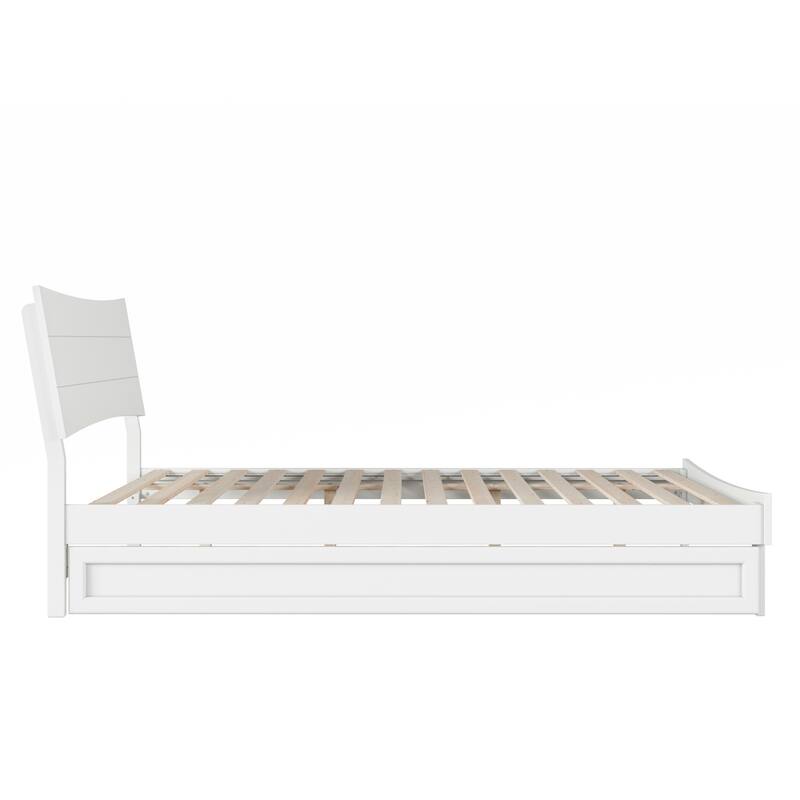 Phoenix Wood Platform Bed with Trundle
