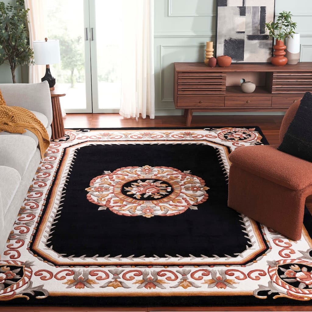 SAFAVIEH, Handmade Naples Cathelyne Traditional Wool Rug
