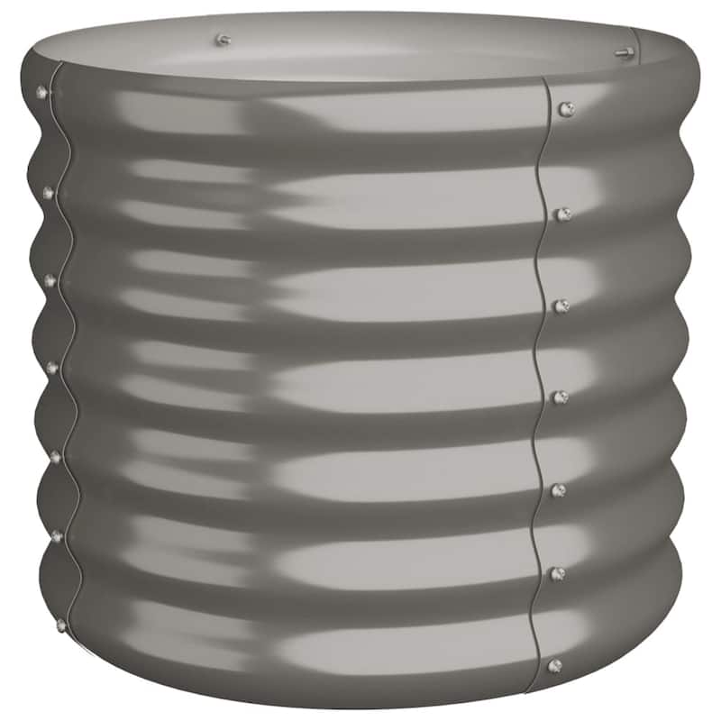 vidaXL Garden Planter Powder-coated Steel Raised Garden Bed Multi Colors/Sizes