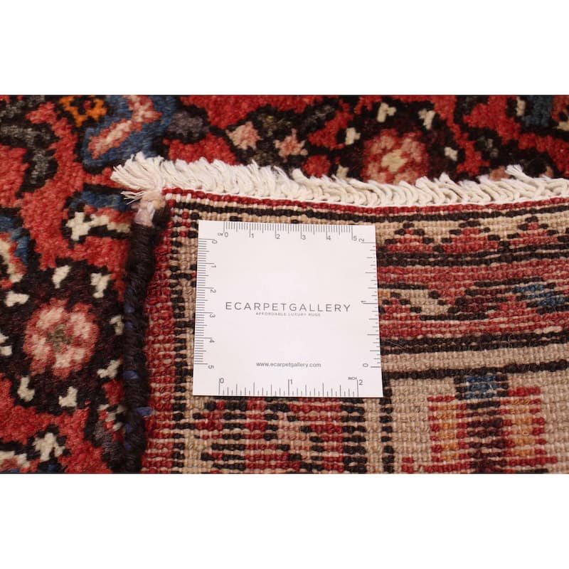 ECARPETGALLERY Hand-knotted Andelz Red Wool Rug - 2'9 x 10'5