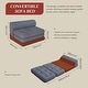 preview thumbnail 2 of 5, WOWMAX 3 in 1 Convertible Sleeper Sofa Bed 71"*48" Futon Sofa Bed Folding Couch, Ideal for Small Spaces, Living Room