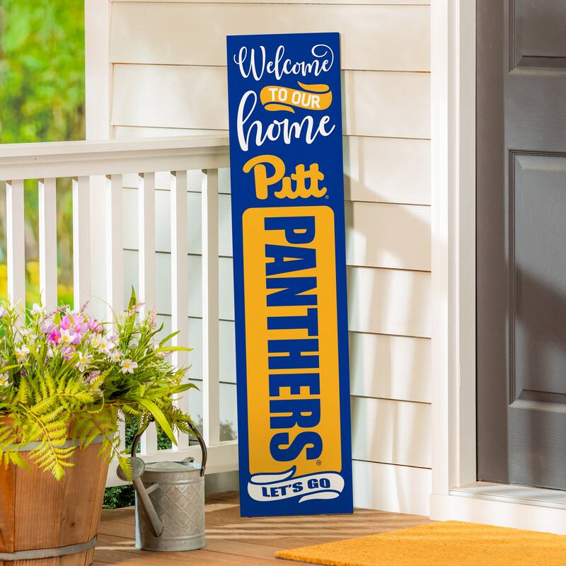 47" Double Sided Seasonal Porch Leaner, University of Pittsburgh - 47" x 11.25" - Halloween