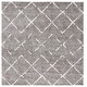 preview thumbnail 125 of 126, SAFAVIEH Arizona Shag Nevada 1.2-inch Thick Rug 6'7" Square - Brown/Ivory